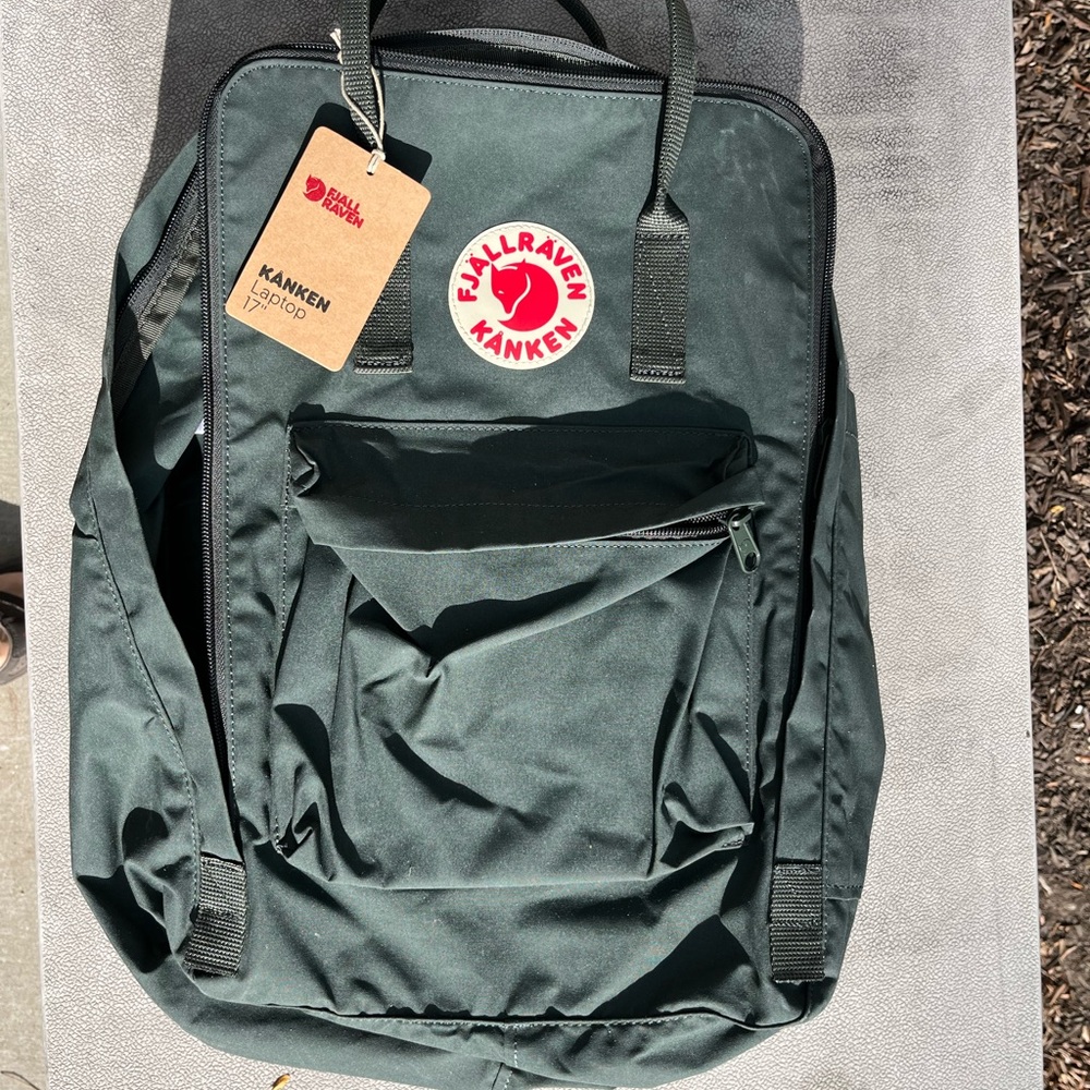 NWT Fjallraven Kanken laptop bag (17”)